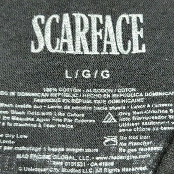 Scarface SS Black Unisex Tee "..Remember Him By Another Name" - Size Large - Picture 5 of 5